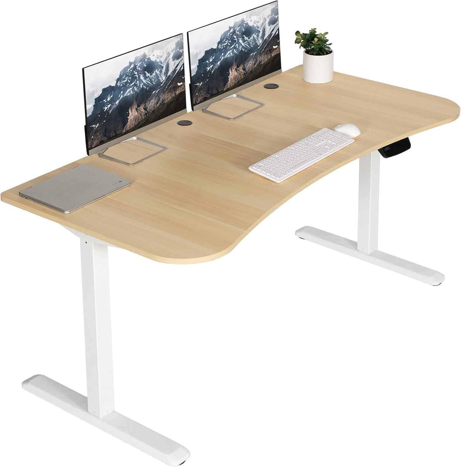 63" x 32" Electric Desk with Touch Screen Memory Controller Series