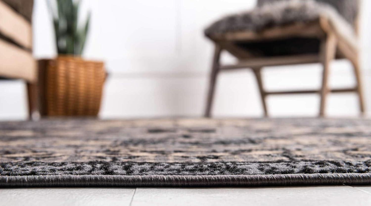 Unique Loom 9' 0 x 12' 0 Gray Taftan Oasis Area Rug