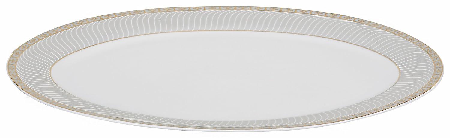 Lorren Home Trends 57 Piece Porcelain China Dinnerware Set - Service for 8