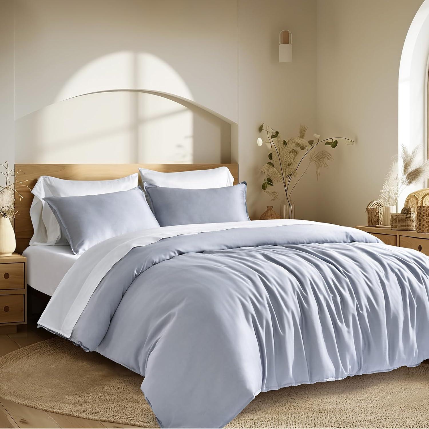 Tencel Lyocell Cooling Duvet Cover Set