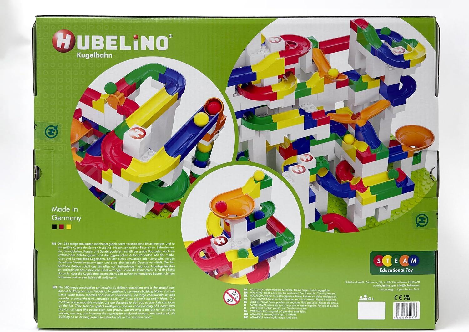 Hubelino Mega Building Box - 585 Pieces (Made in Germany)