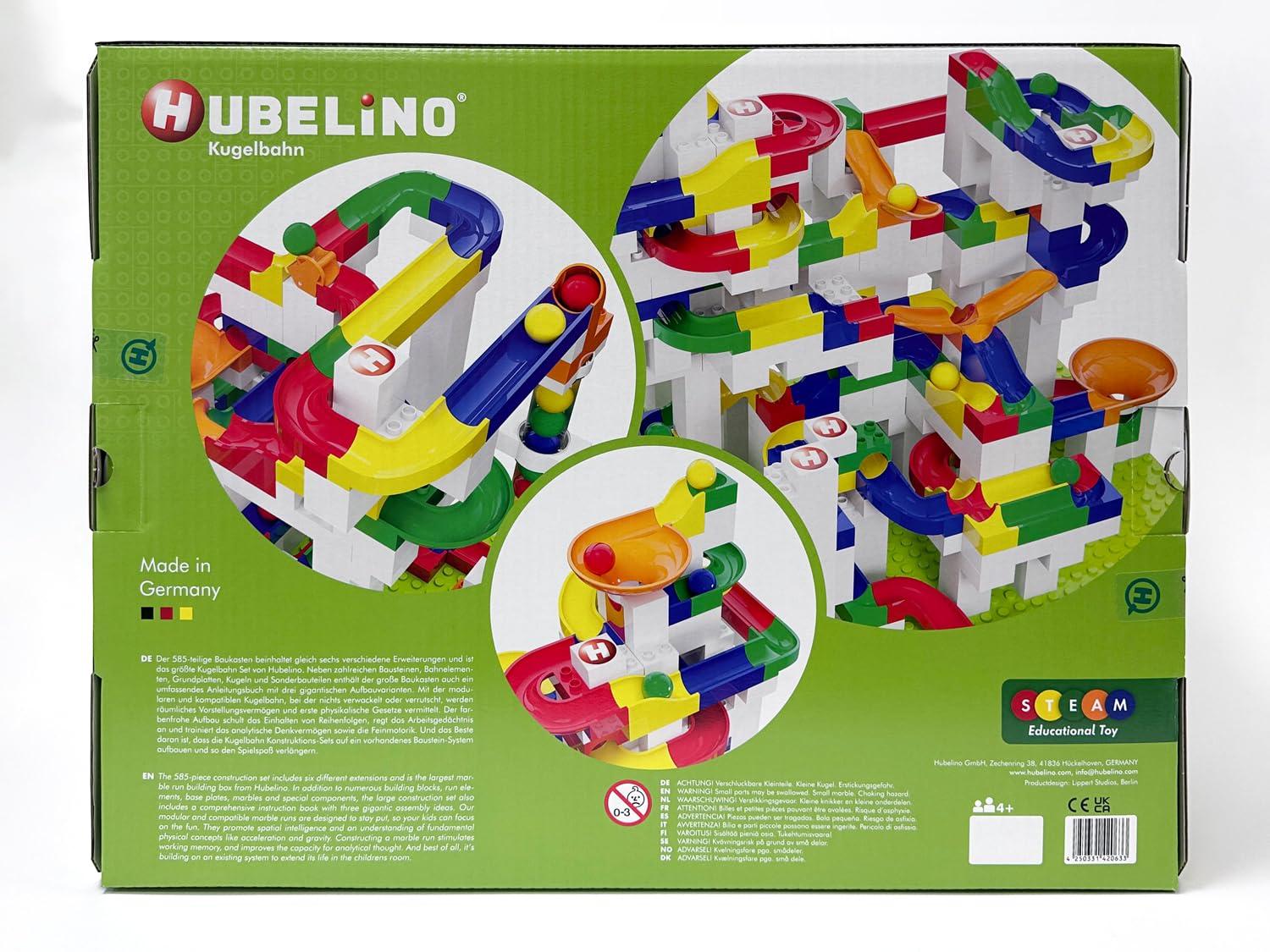 Hubelino Mega Building Box - 585 Pieces (Made in Germany)