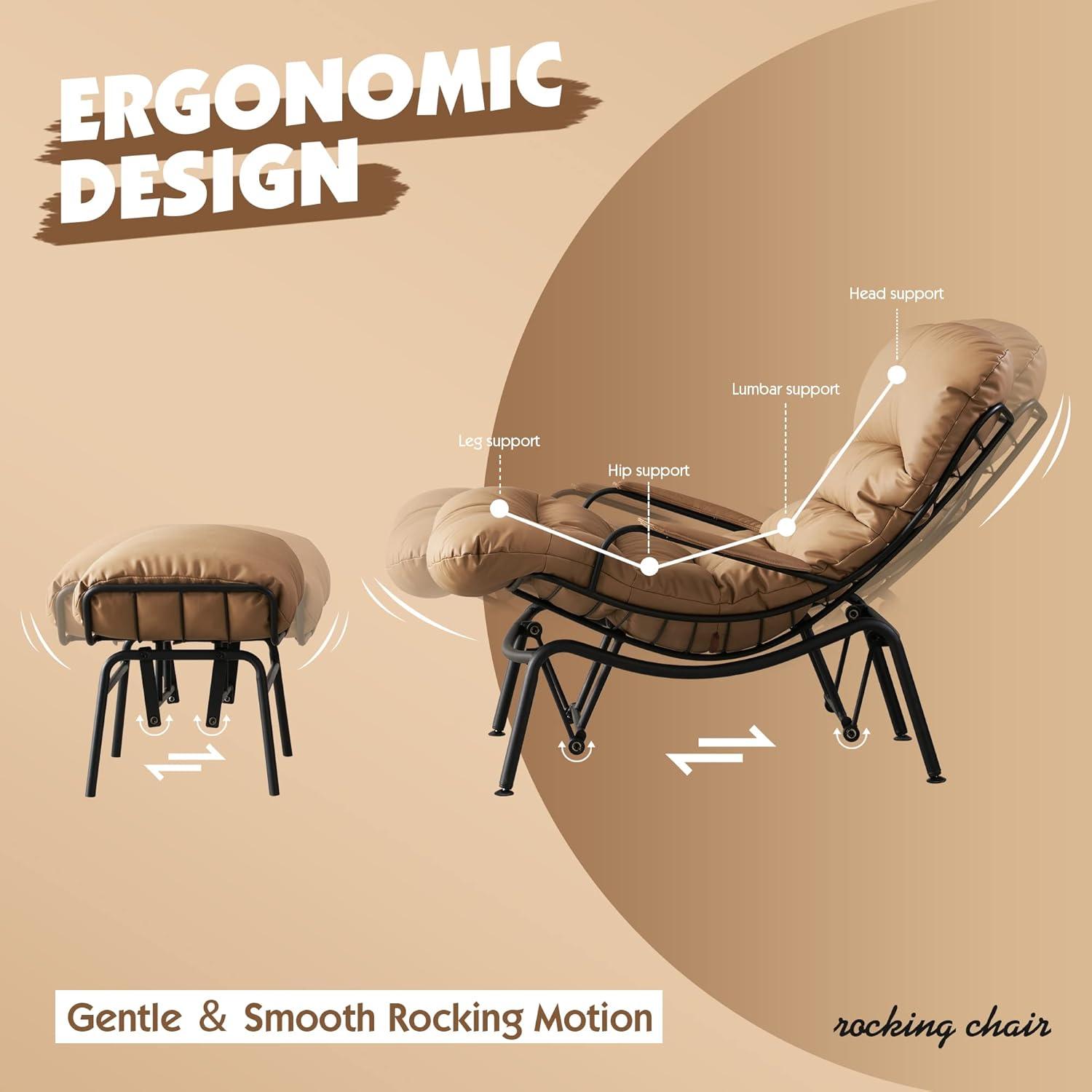 Wade Logan® Brevick 29.72" W Lounge Chair and Ottoman & Reviews | Wayfair