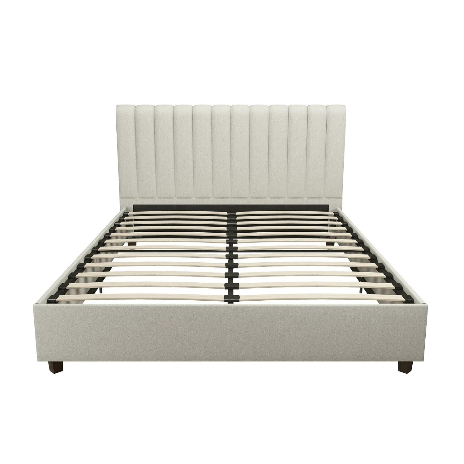 Brittany Tufted Upholstered Platform Bed