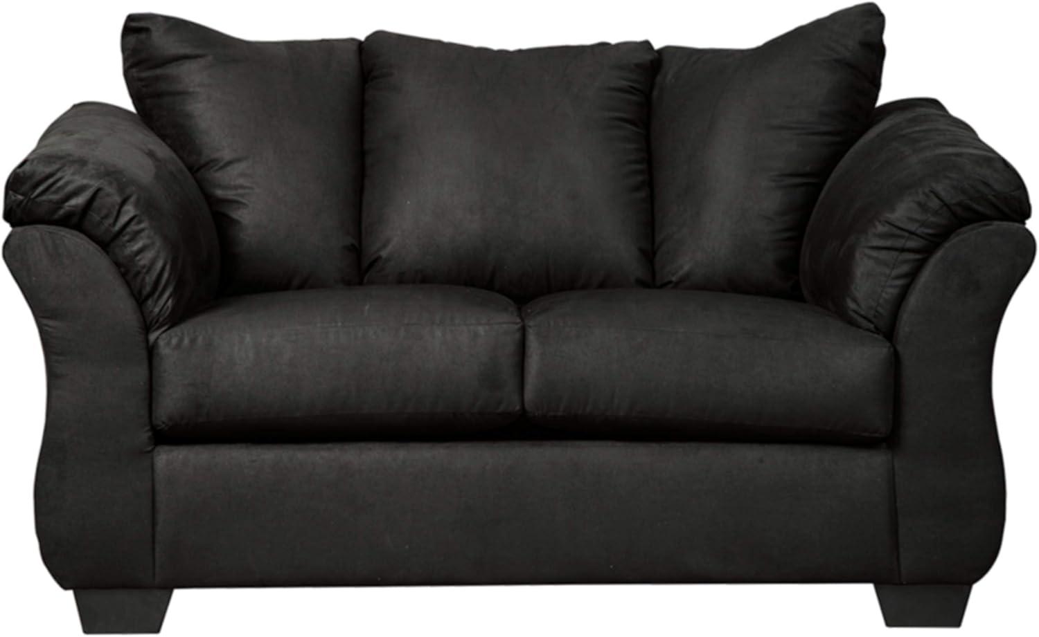 Signature Design by Ashley Darcy Loveseat in Black