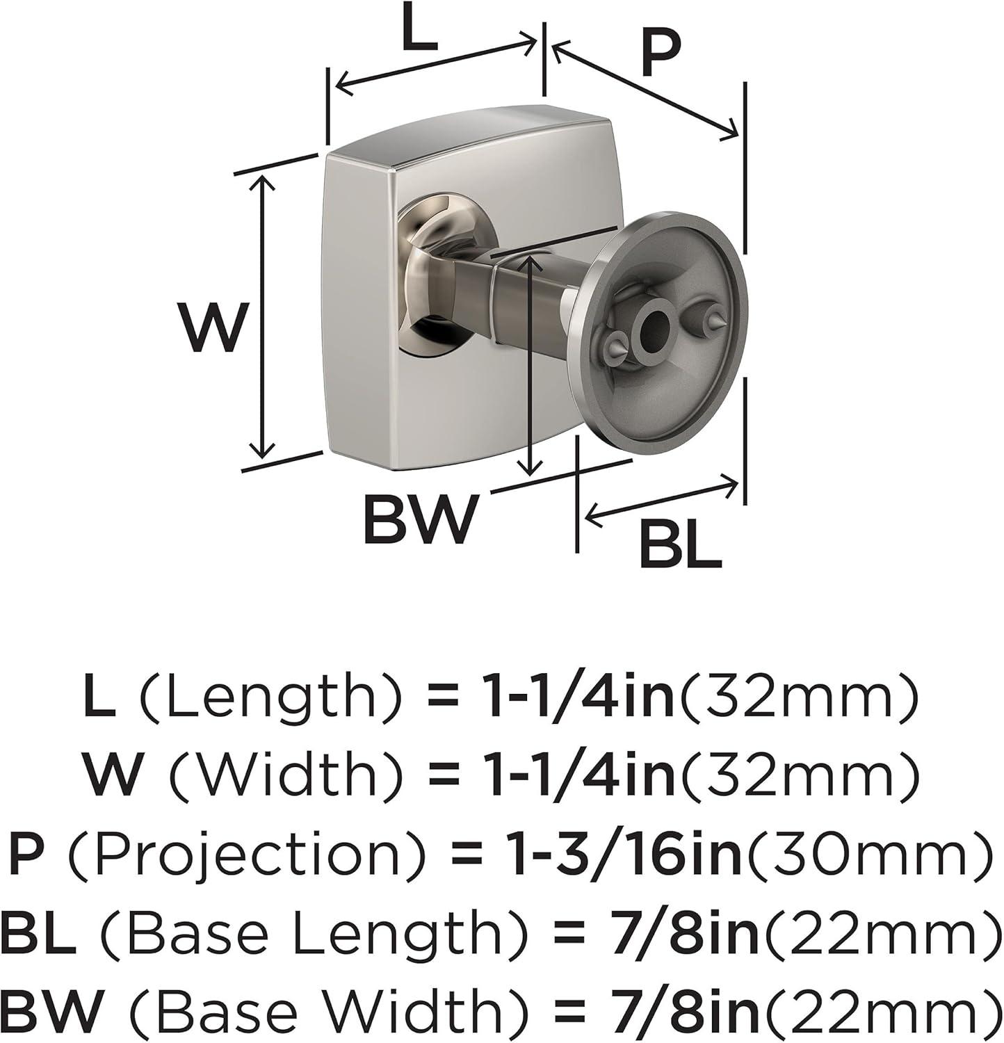 Amerock Everett Square Cabinet or Furniture Knob