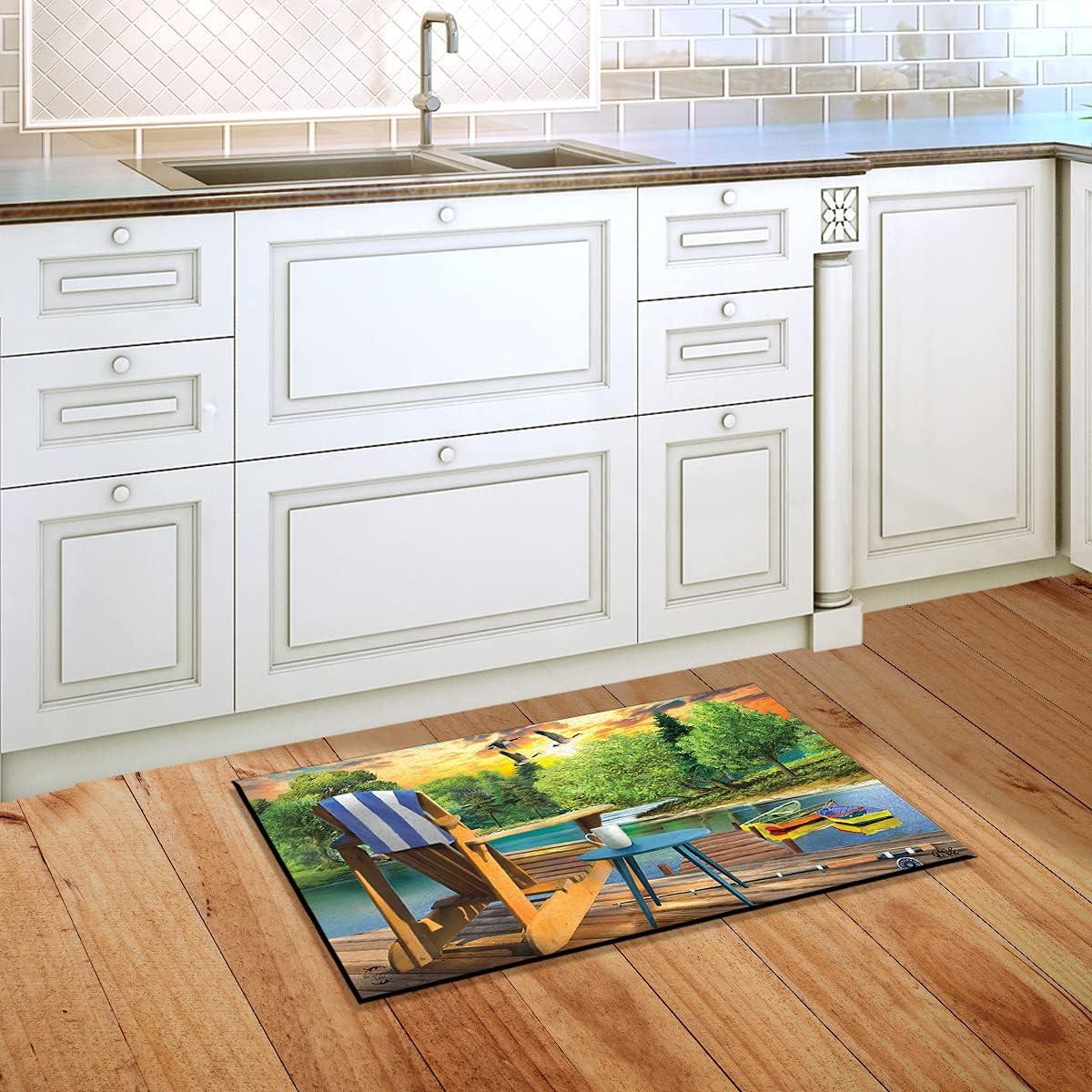 Lakeside Escape Summer Doormat Indoor Outdoor 30" x 18" Briarwood Lane