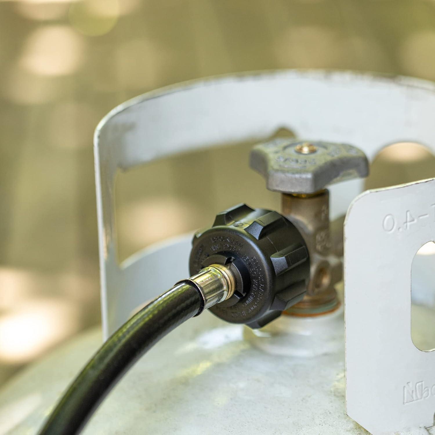 Royal Gourmet Royal Gourmet 5 Feet Propane Hose Adaptor, 1 Lb Portable Appliance to 20 Lb Lp Tank Converter with Type 1 Connection, Black