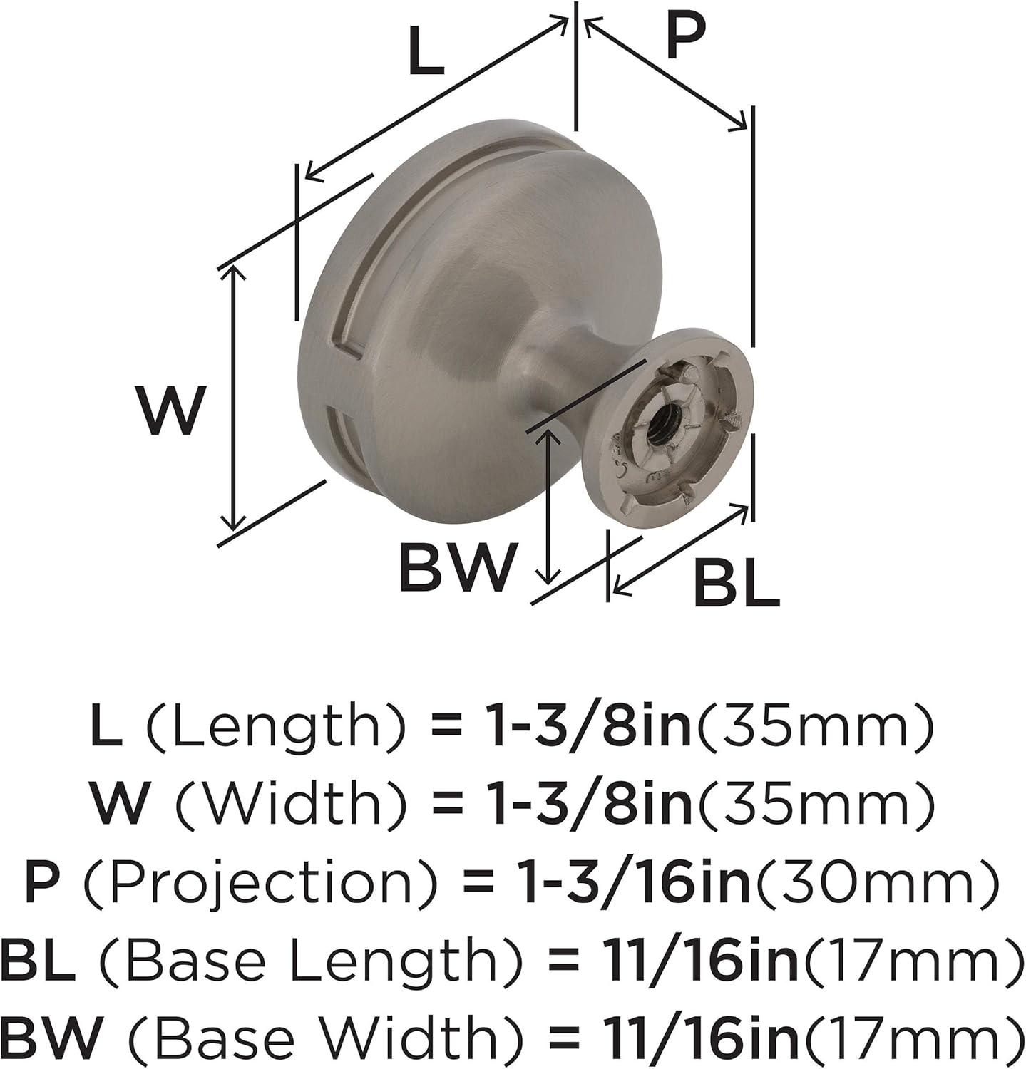 Amerock Oberon Knob for Cabinet or Furniture