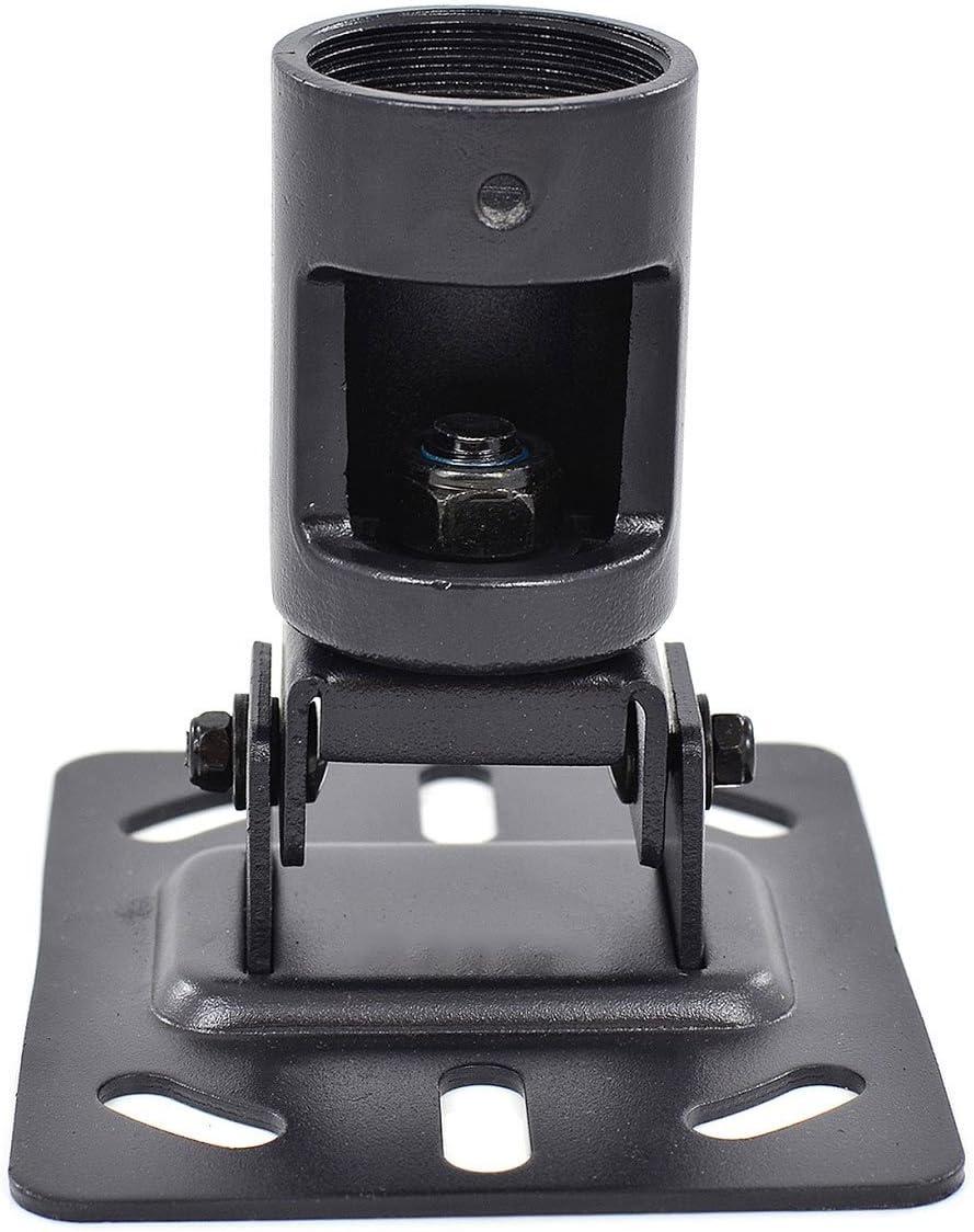 Black Adjustable Ceiling Plate for 1.5" NPT Pipe