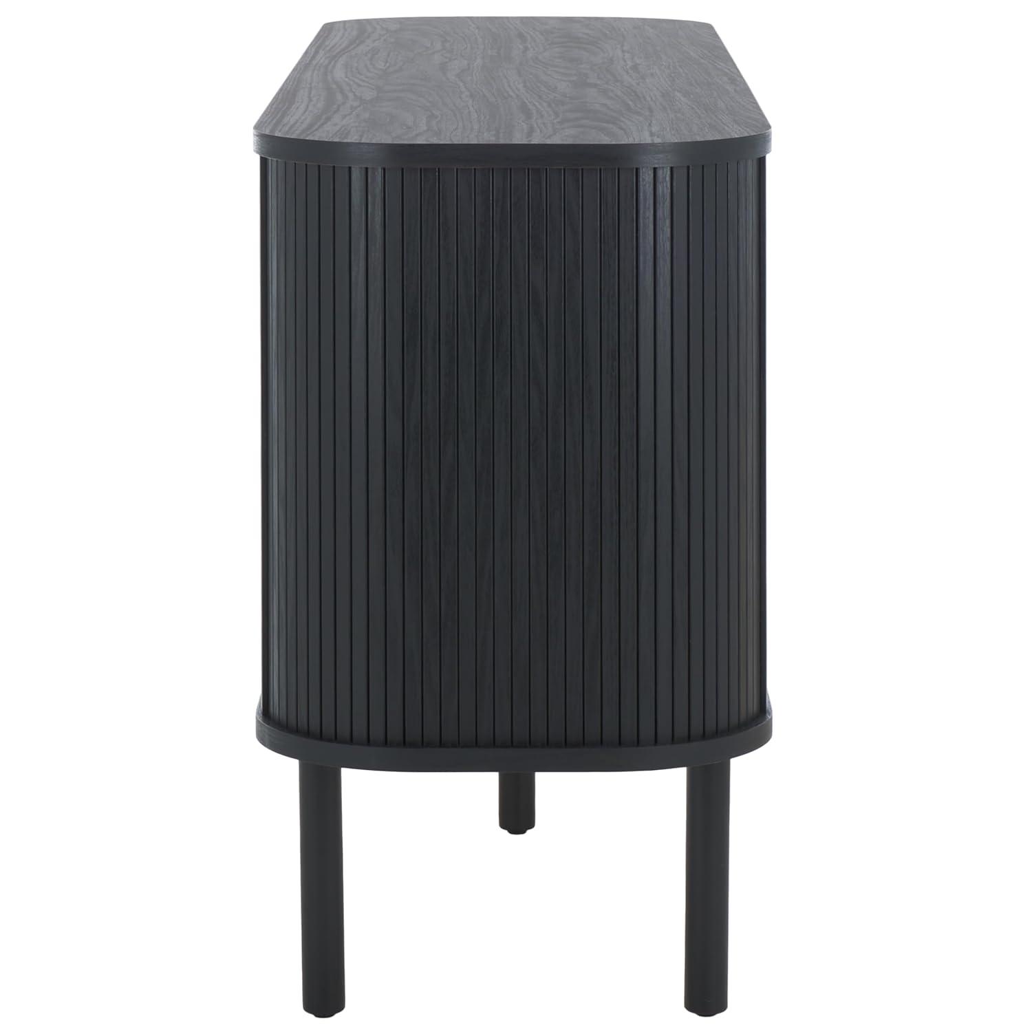 Tealla Sideboard/Media Stand - Black/Gold - Safavieh