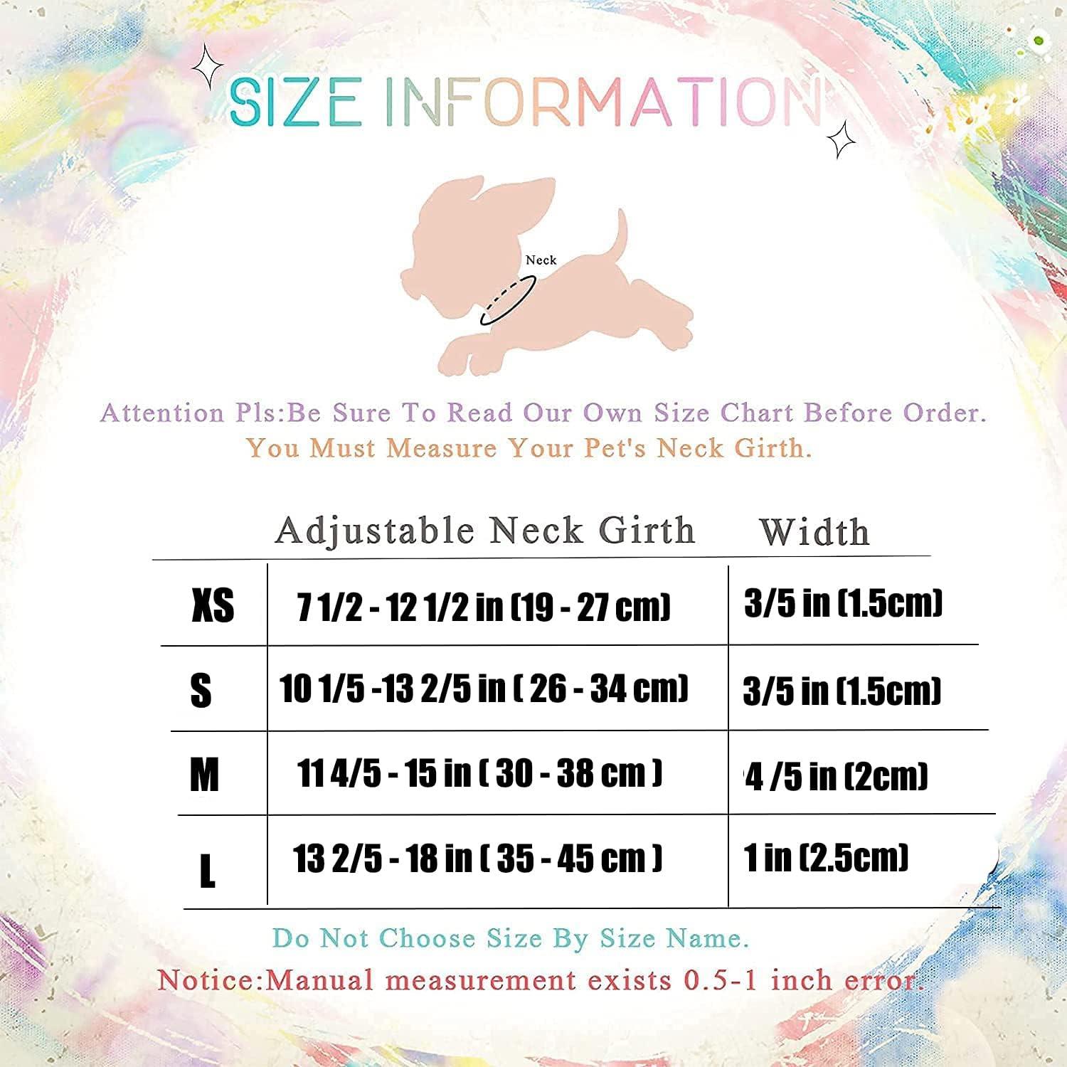 Dog Collar with Spikes,Rivet Dog Collar, Leather Spiked Studded Dog Pet Collars for Small Medium Large Dogs (L: for Neck Girth: 13 2/5-18 in, Black)