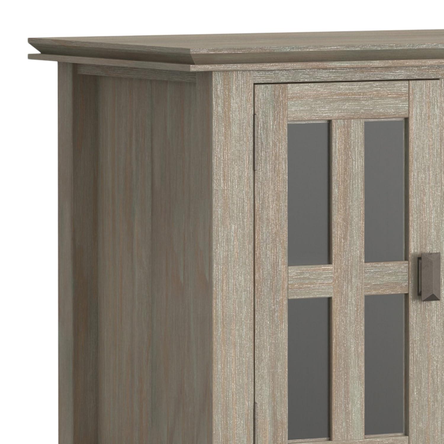 Simpli Home Artisan SOLID WOOD 72 inch TV Media Stand