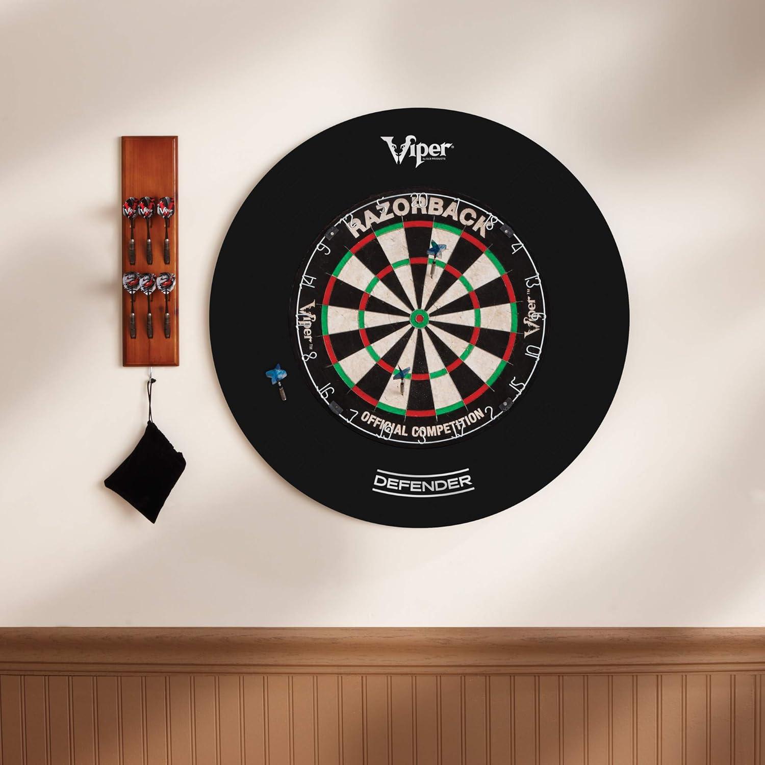 Viper Shot King Sisal Bristle Dartboard with Darts