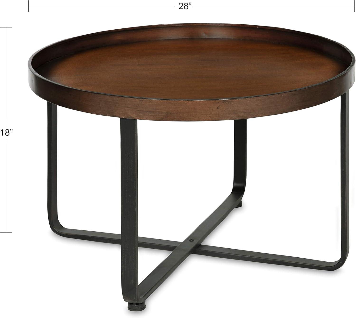 Kate and Laurel Zabel Metal Coffee Table