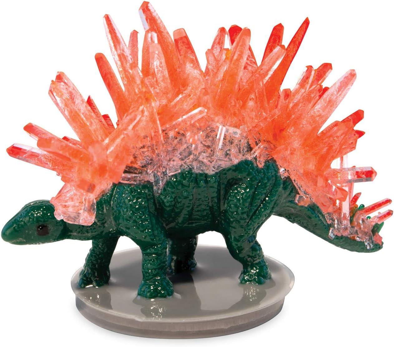 Colorful Crystal Growing Dinosaur Figurine Set - 3 Pack