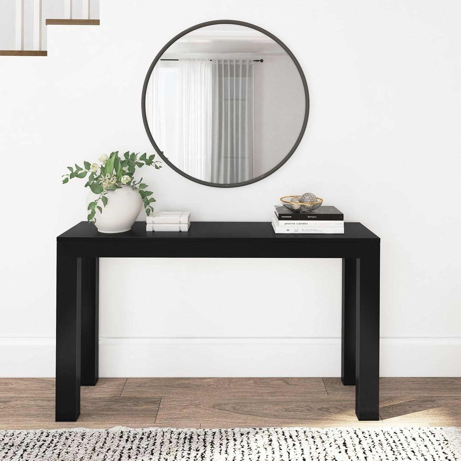 Leid 56" Solid Wood Console Table