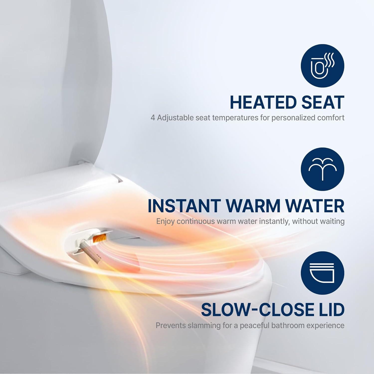INUS Elongated Toilet Seat Bidet IST-N21