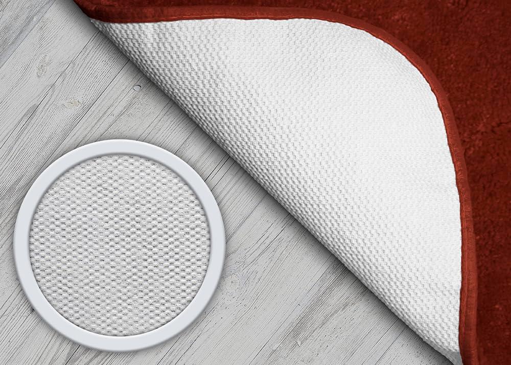 Garland Rug Traditional Bath Rug Set, 4-Piece, Chili Pepper Red