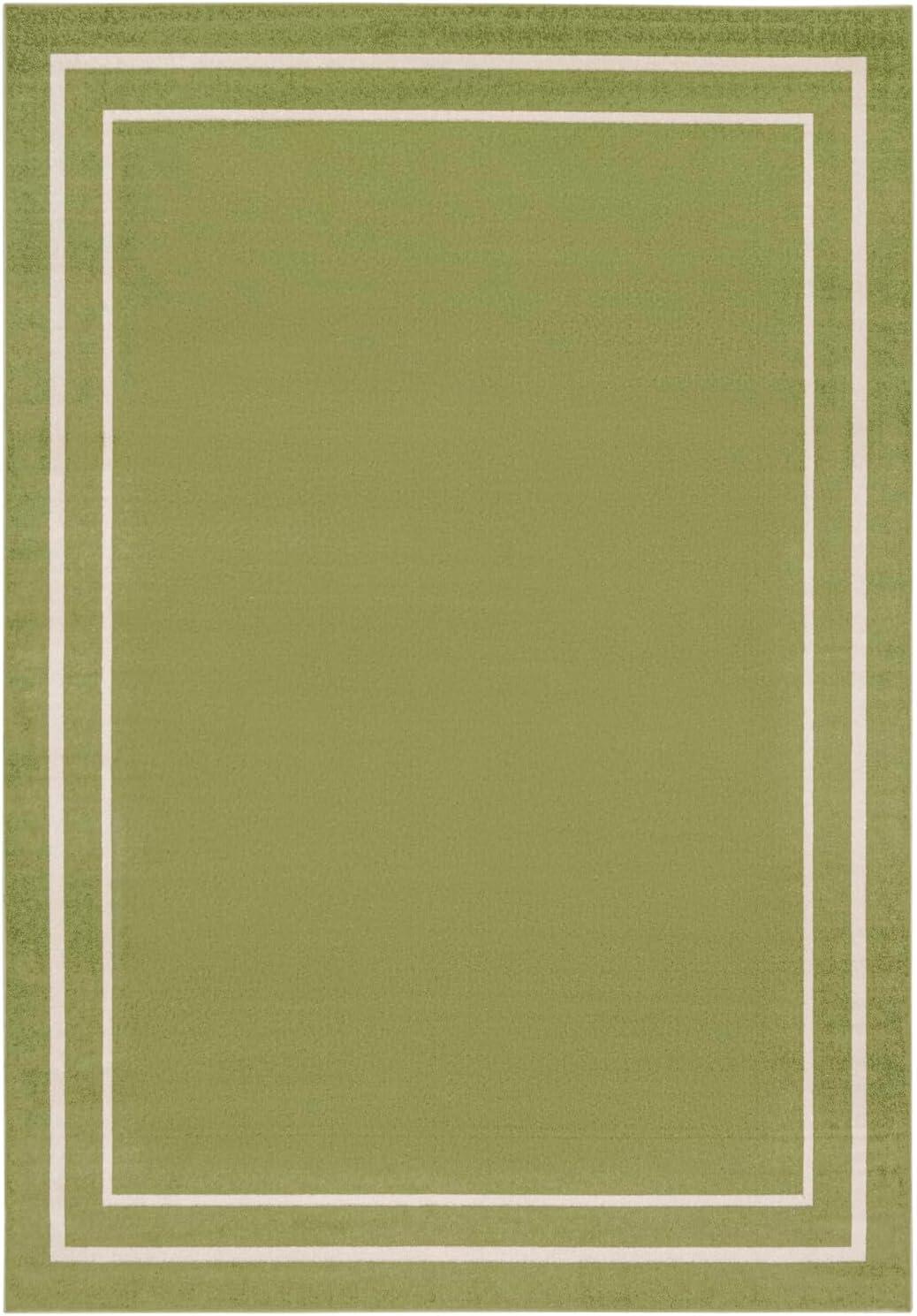 Nourison Essentials Bordered Indoor Outdoor Area Rug