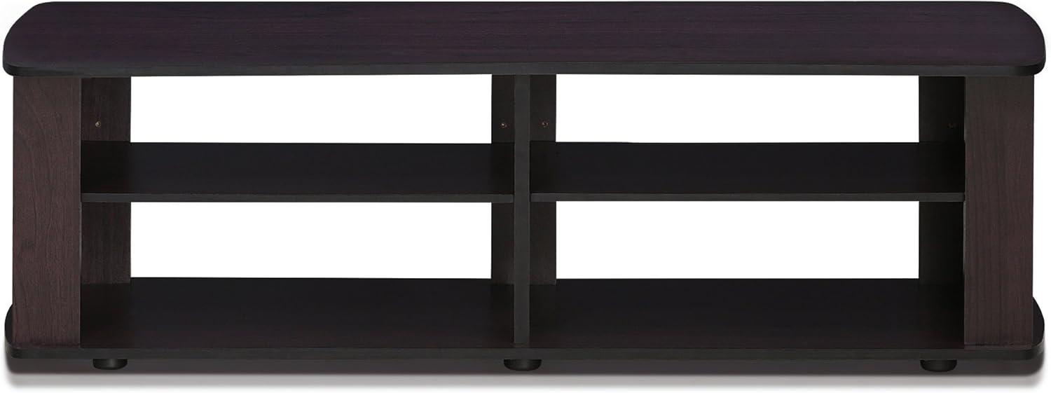 The Entertainment Center TV Stand, Dark Walnut