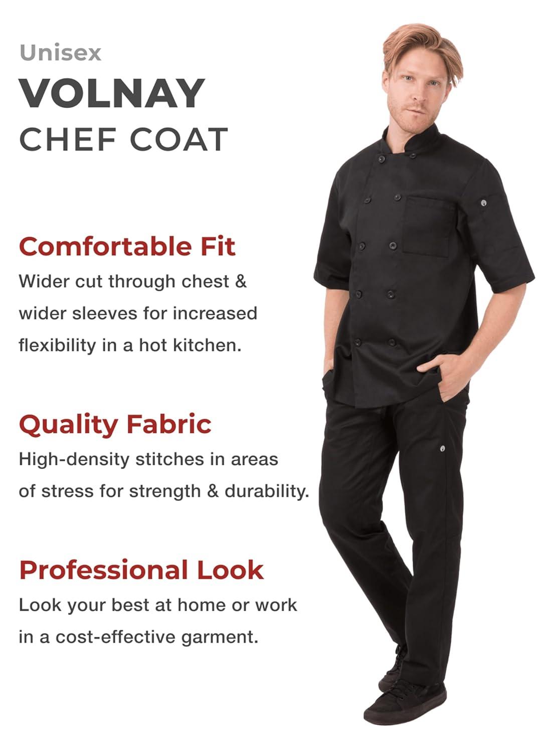 Chef Works Unisex Volnay Chef Coat