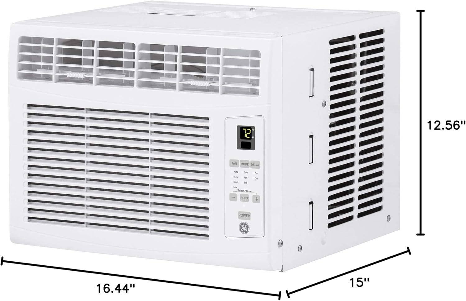 GE 6000BTU Window Air Conditioner, 250 Sq Ft Rooms (Certified Refurbished)