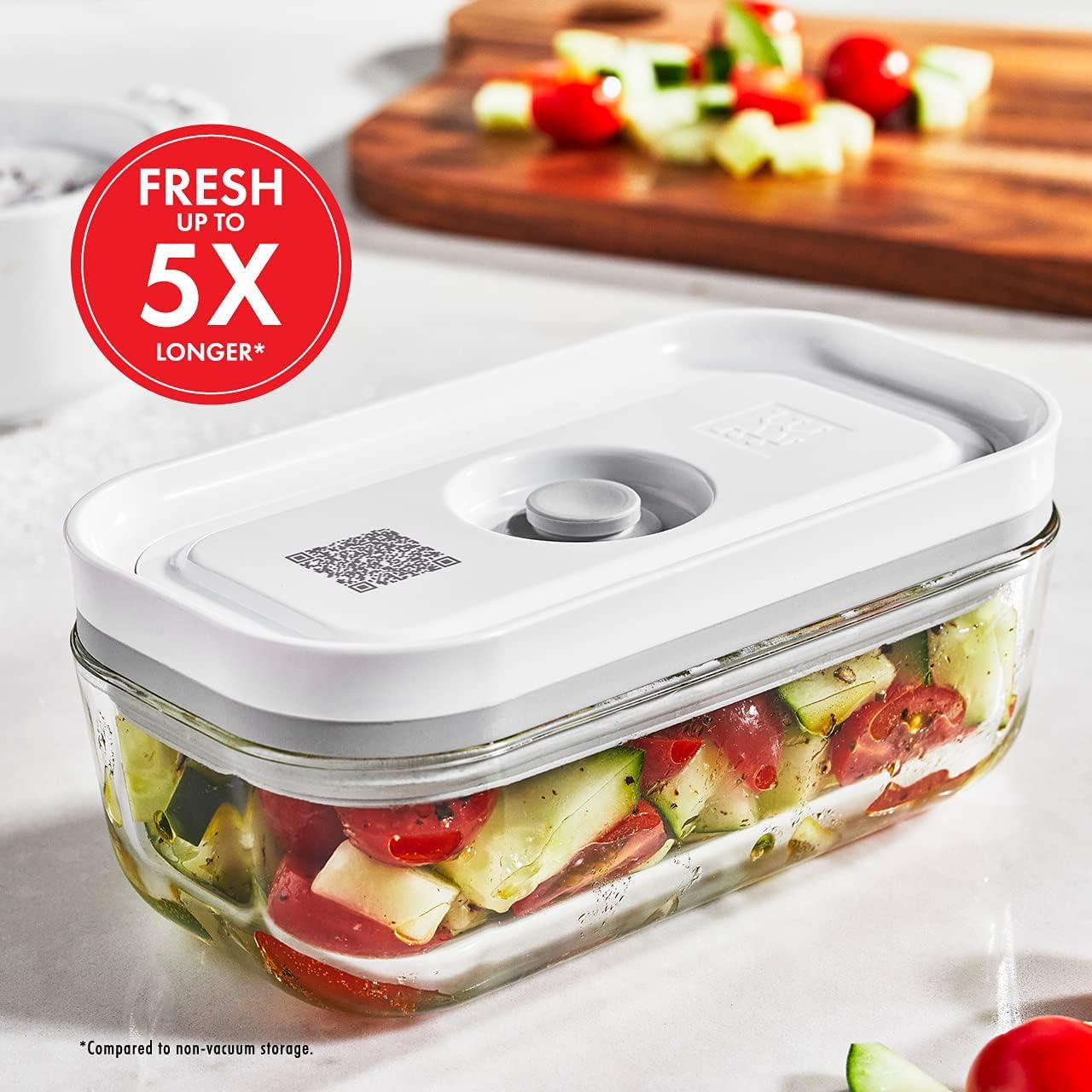 ZWILLING Fresh & Save Glass Airtight Food Storage Container, Meal Prep Container - Small