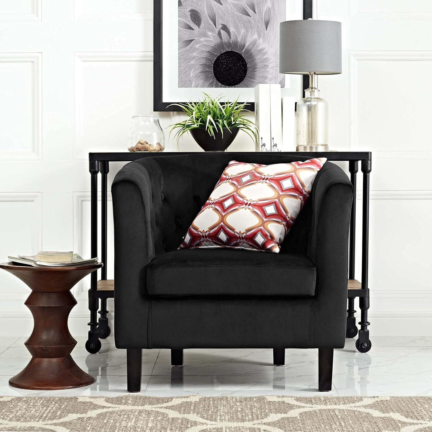 Modway Prospect Velvet Upholstered Armchair, Multiple Colors