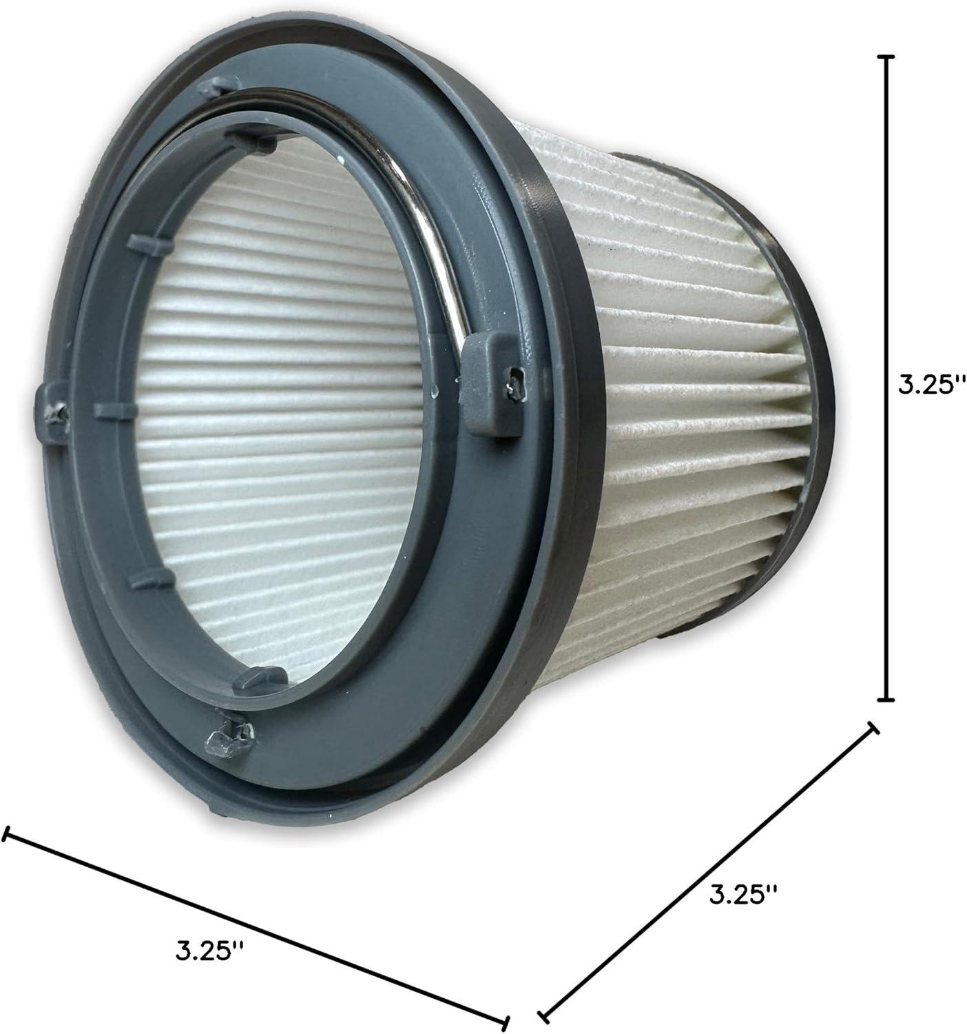 Nispira BDH2000PL HEPA Filter Replacement for Black & Decker Cordless Pivot Vacuum Flex PVF110 PHV1810 BDH2020FL BDH2020FLFH  PVF110 90552393 3 Pack