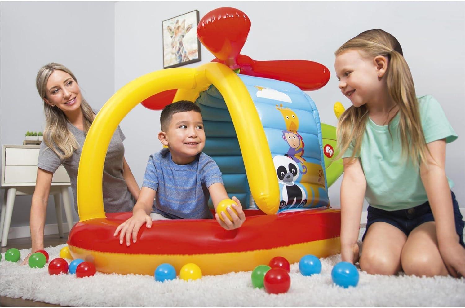 Fisher-Price Helicopter Ball Pit with 25 Play Balls, Ages 2+