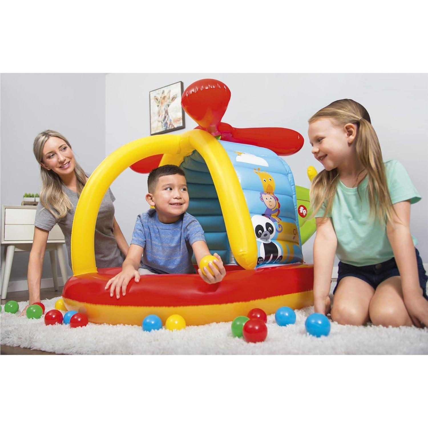 Fisher-Price Helicopter Ball Pit with 25 Play Balls, Ages 2+