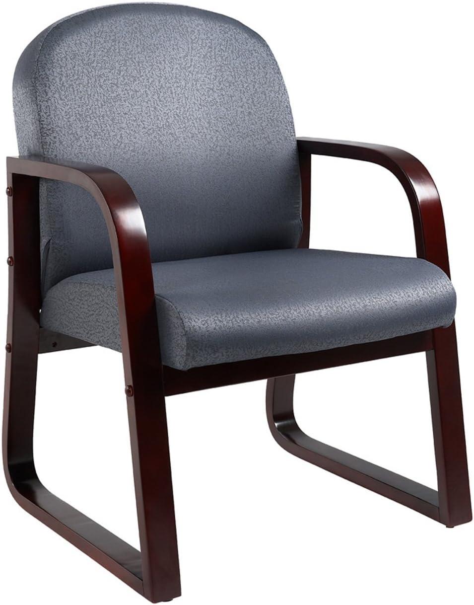 Mahogany Reception Chair - Boss Office Products