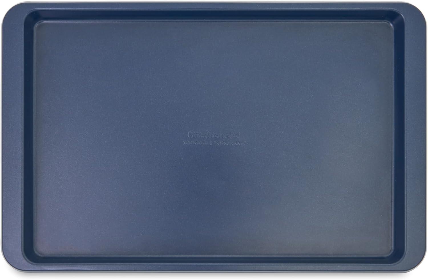 KitchenAid 0.6 Non-Stick Aluminized Steel 10X15 inch Baking Sheet Ink Blue