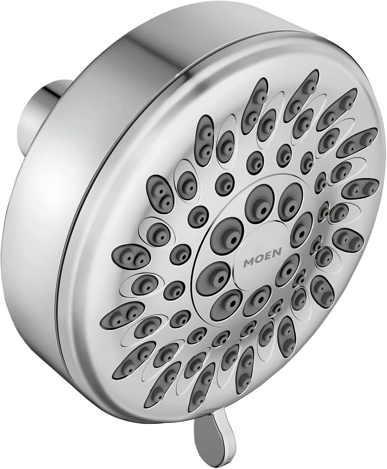 Ignite Chrome Five-Function Wall Mounted Shower Head