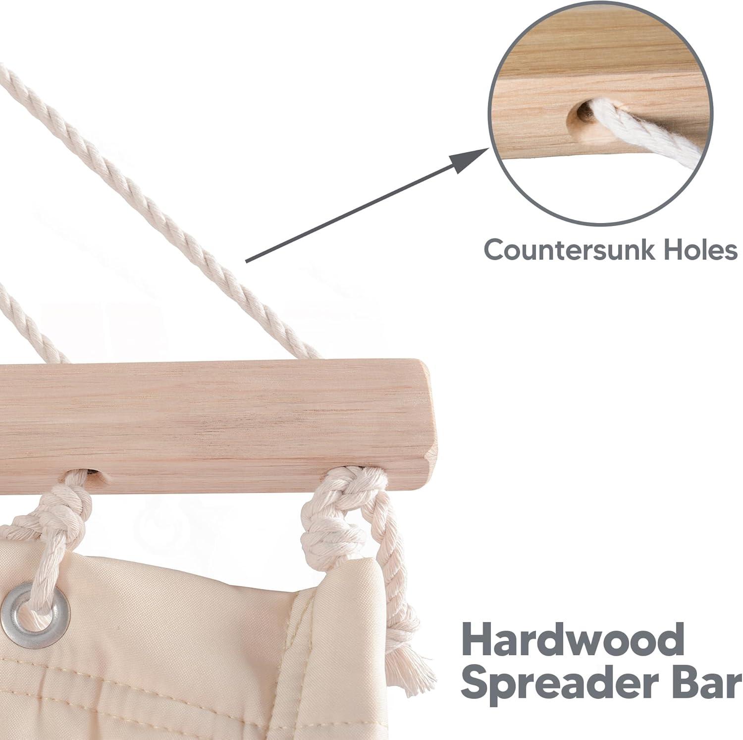 2-Person Quilted Polyester Spreader Bar Hammock