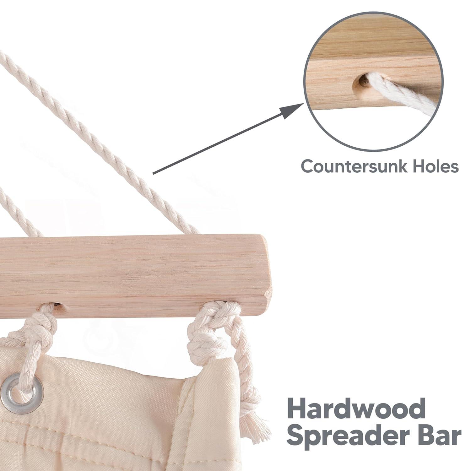 2-Person Quilted Polyester Spreader Bar Hammock