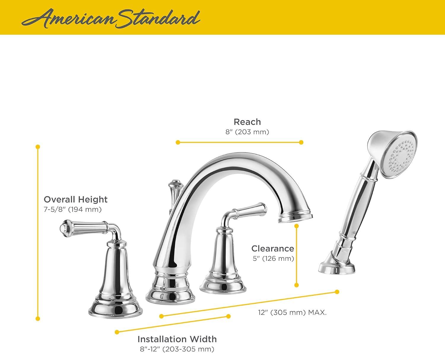 Delancey Polished Nickel High-Arc Roman Tub Faucet