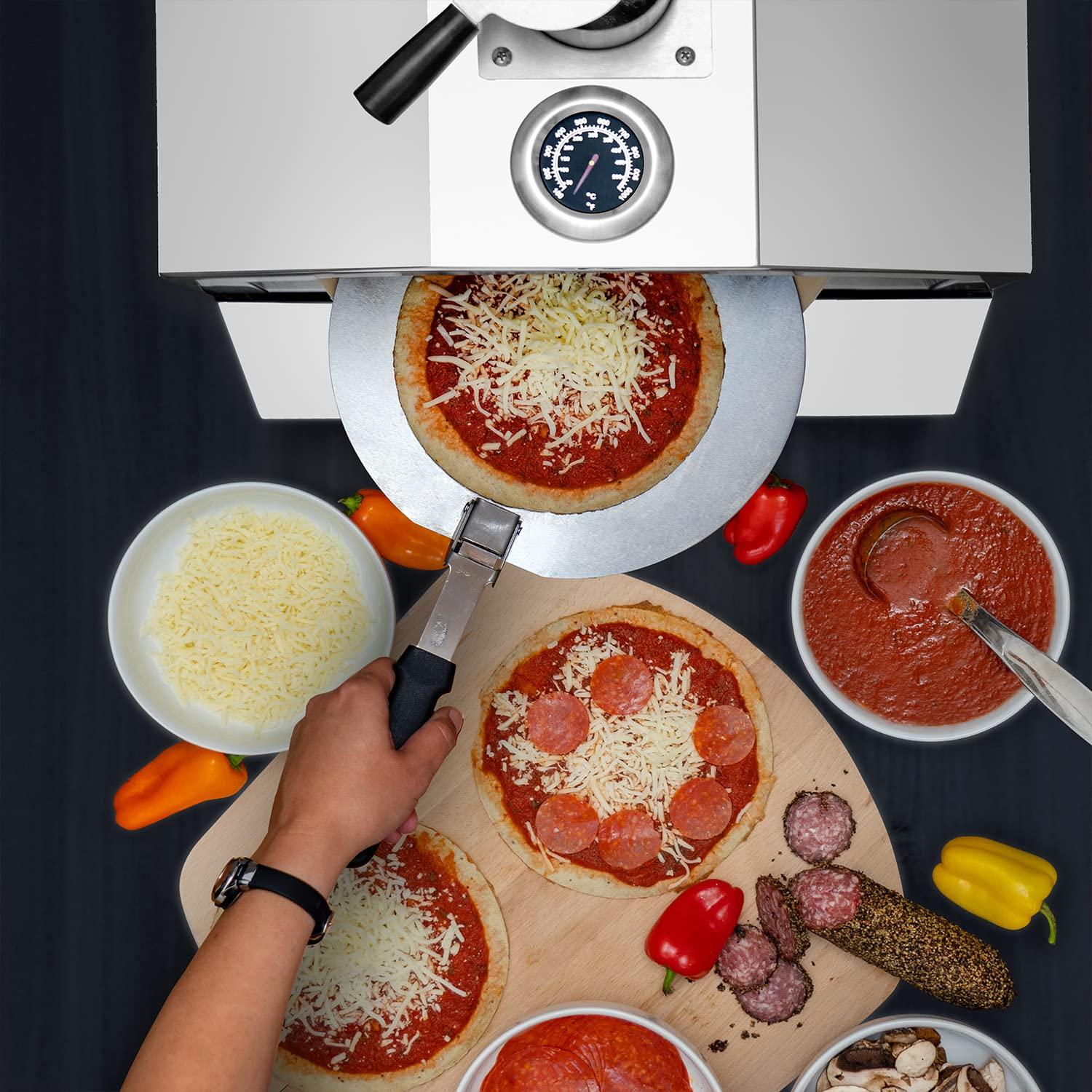 Deco Chef Deco Chef 2-in-1 Propane Gas Pizza Oven & Grill, Portable, With Pizza Stone, Peel, Rack
