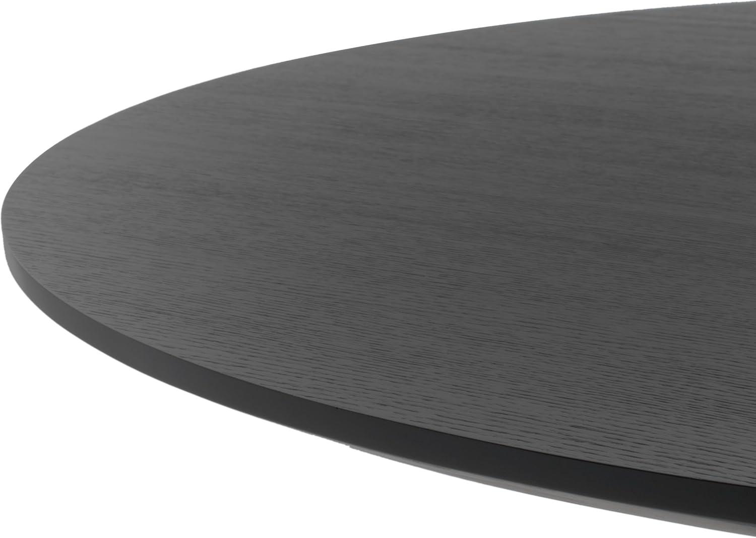 SAFAVIEH Couture Carolee 46" Round Dining Table, Black