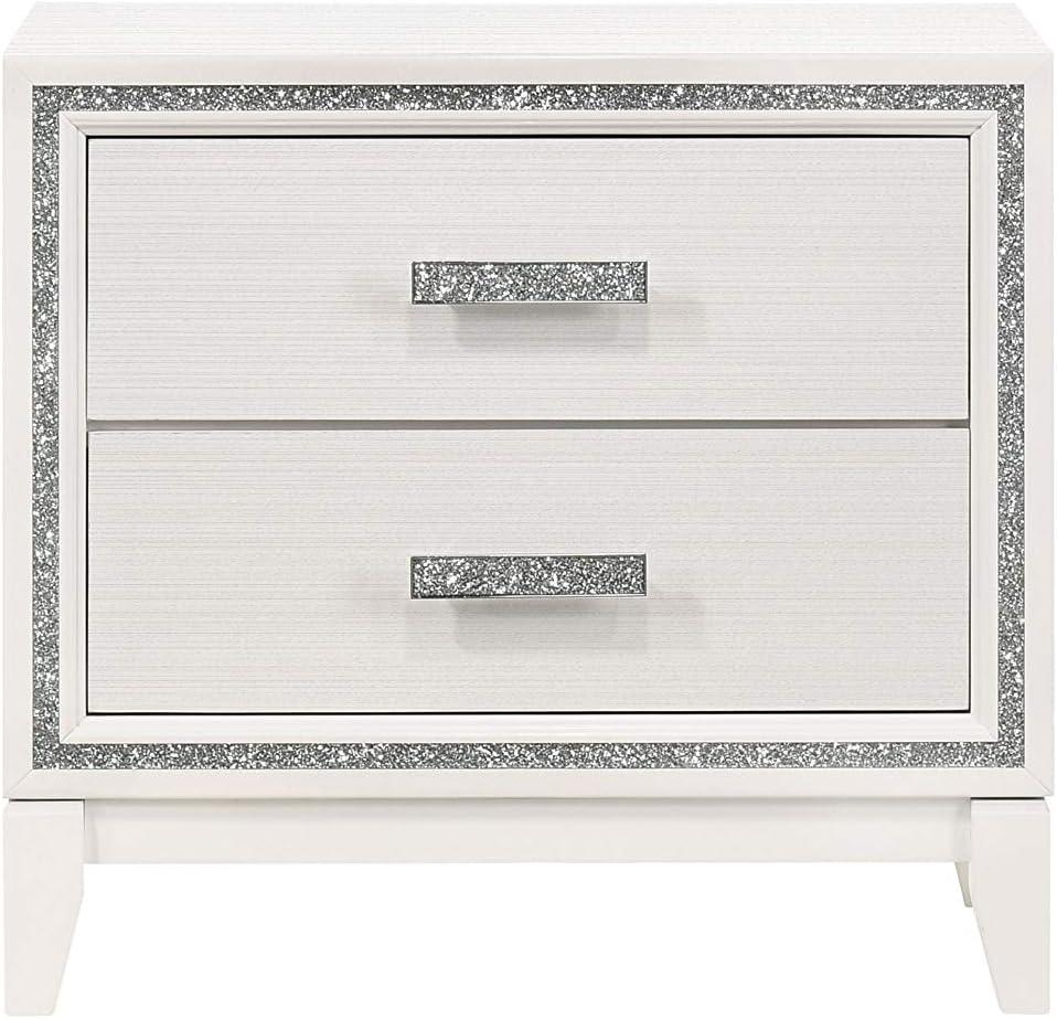 ACME Haiden Nightstand in White