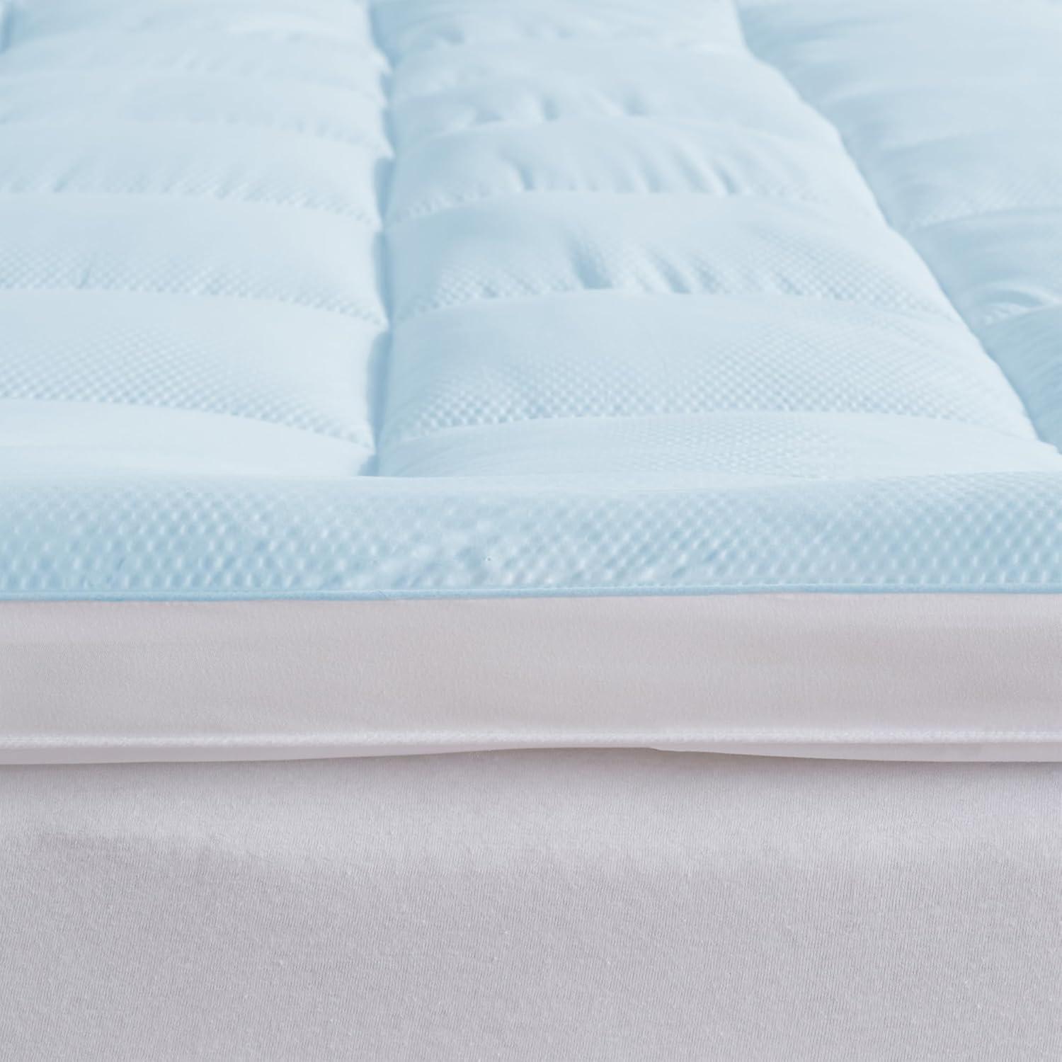 Cooling Ultra-Soft 2 Inch Thick Mattress Topper - Great Bay Home