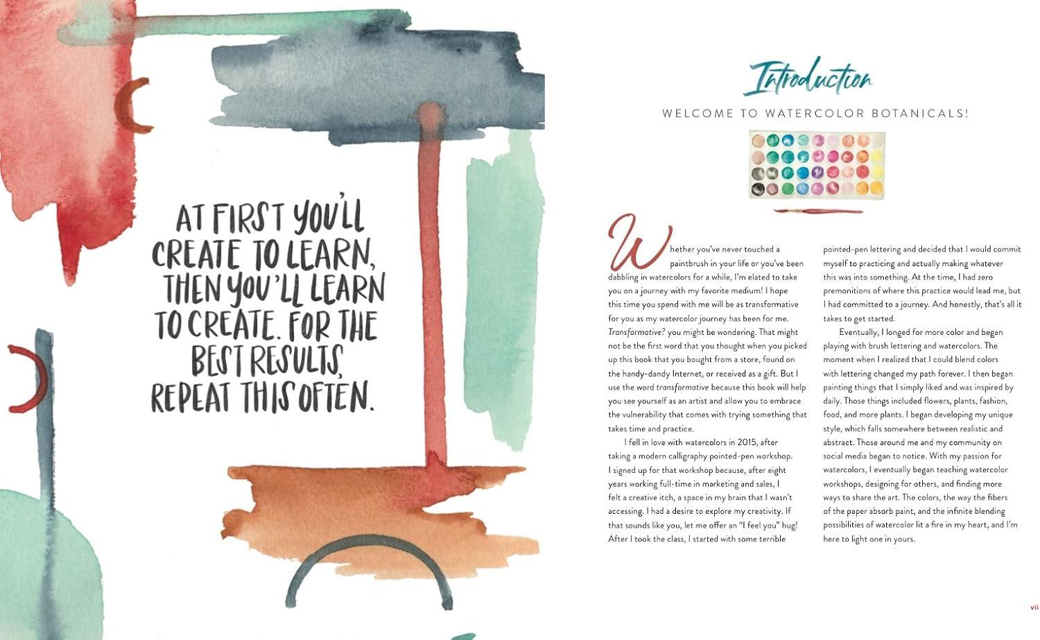 Watercolor Botanicals Guide: Learn to Paint Plants and Florals