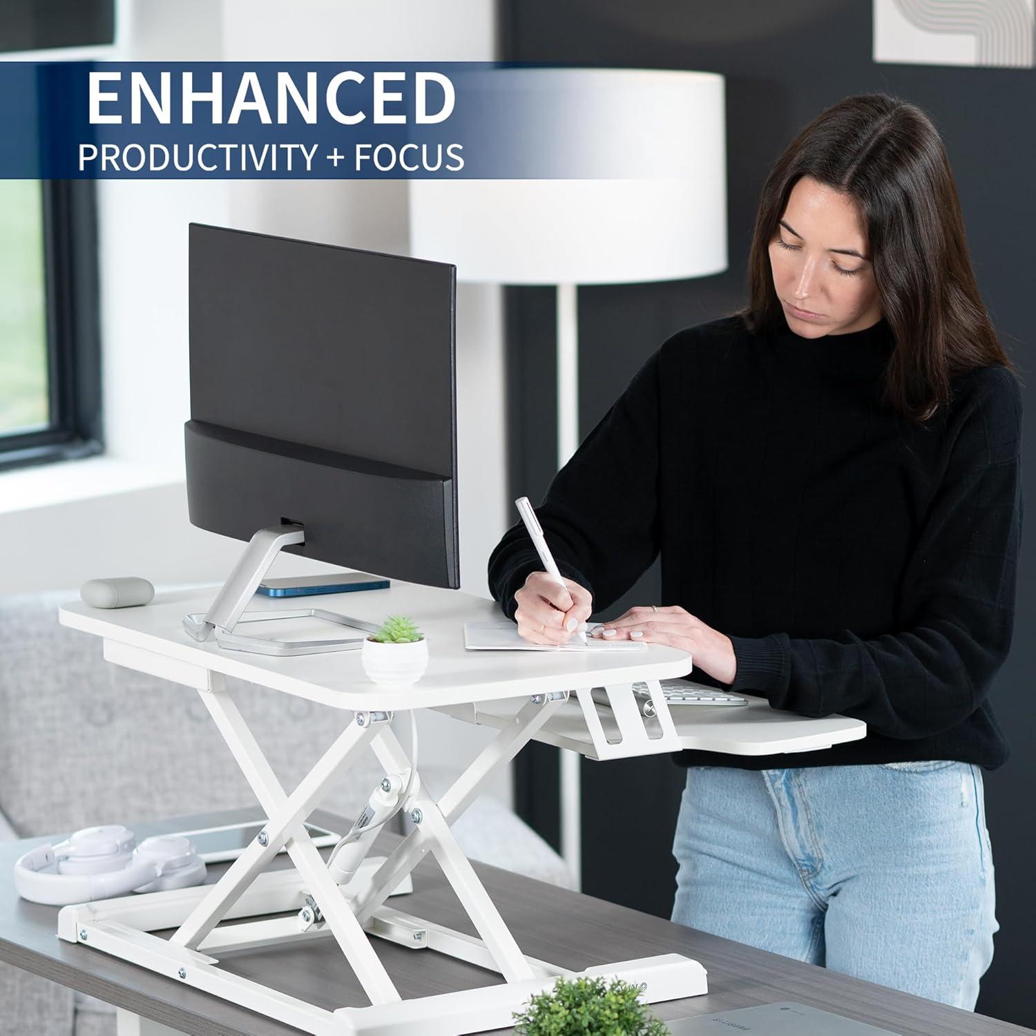 VIVO Height Adjustable Standing Desk Converter (DESK-V000K Series)