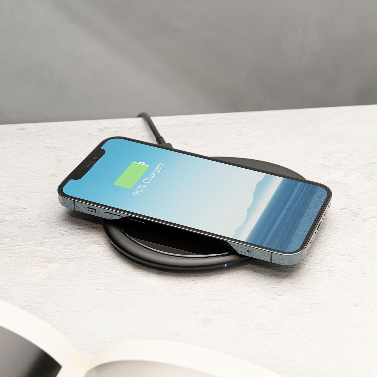 Iron Noir Ceramic Self-Heating Mug with Wireless Charger