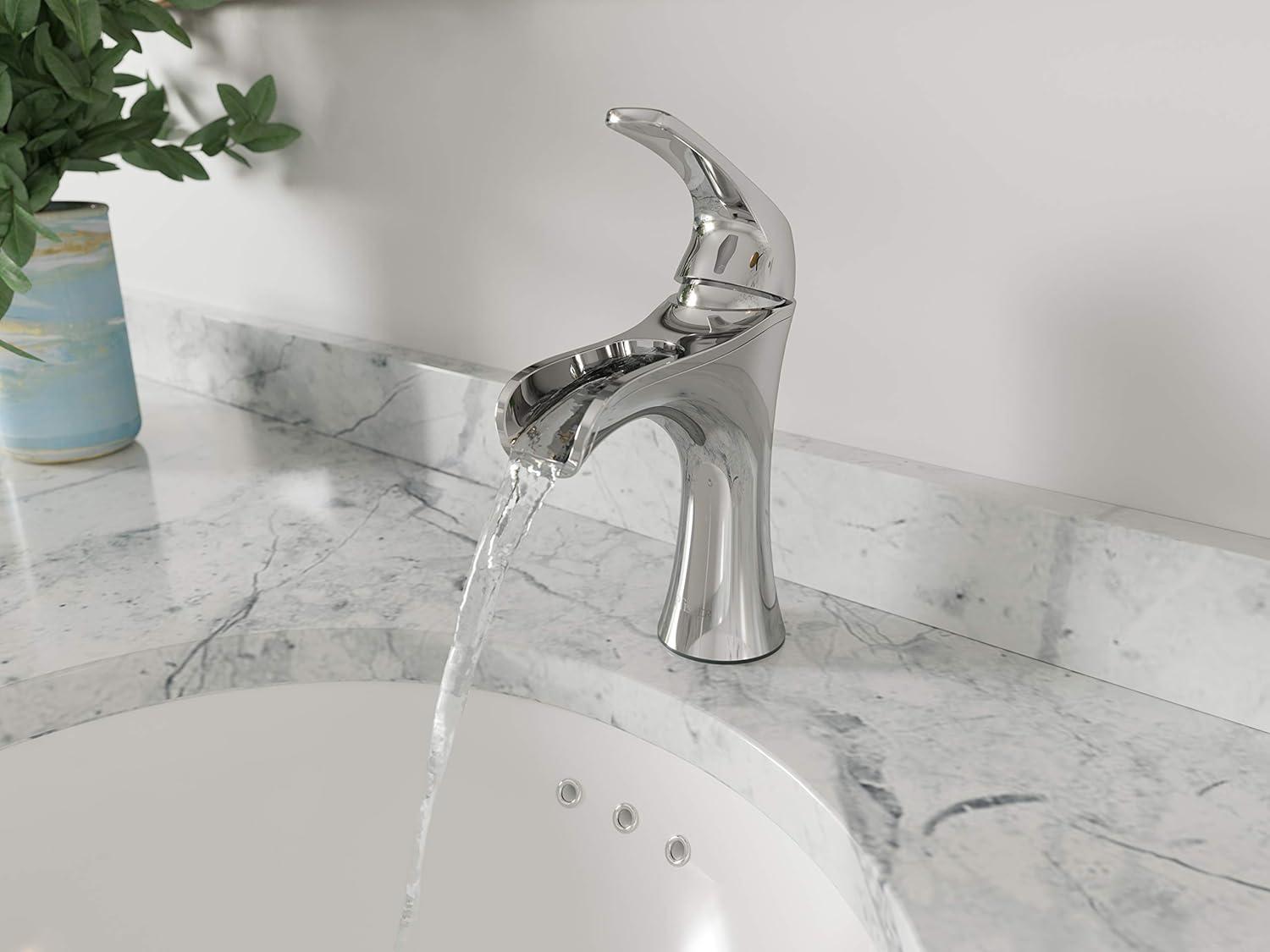 Jaida Centerset Single hole Bathroom Faucet with Drain Assembly