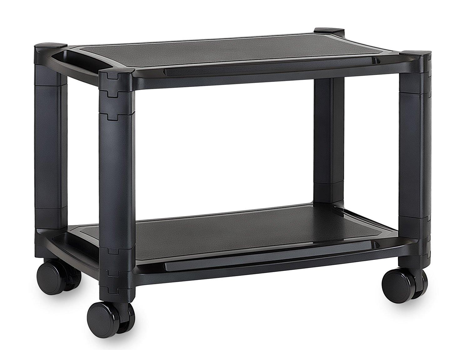 Mount-it Mount-It! Height Adjustable Under Desk Printer Stand with Wheels, Rolling Printer Cart