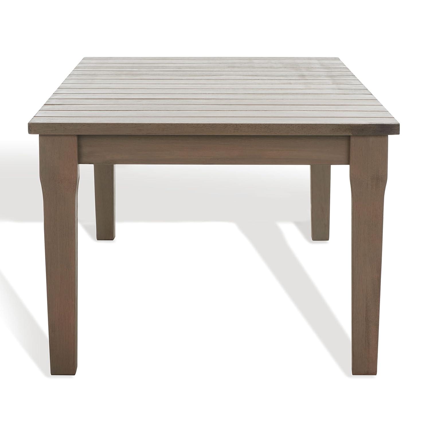 SAFAVIEH Couture Martinique Modern Wood Coffee Table, Light Grey