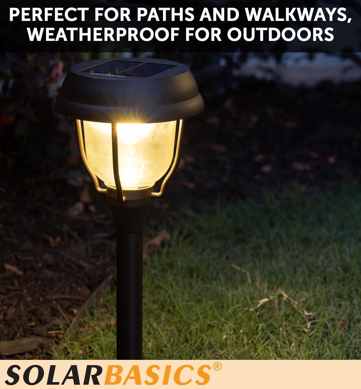 Bronze Solar Powered Integrated LED Aluminum Pathway Light - 8 Pack (Set of 8)