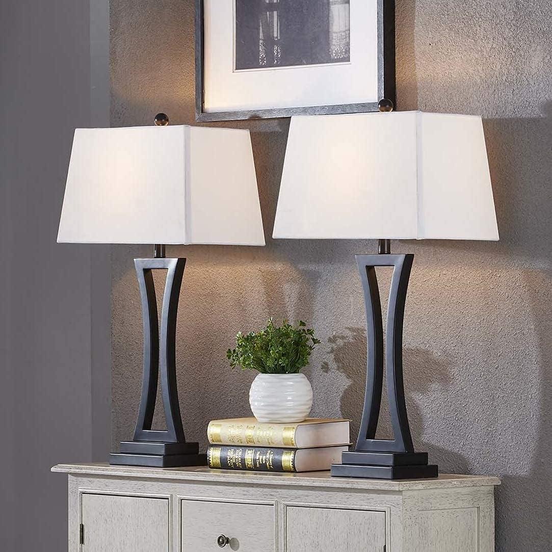 Burholme Metal Table Lamp (Set of 2)